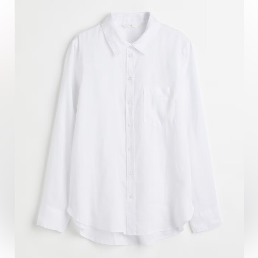 H&M 100% linen shirt